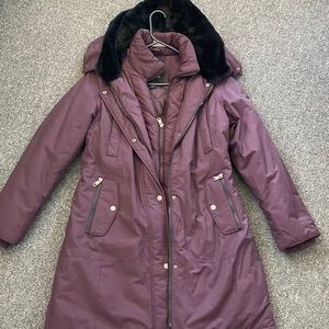 Purple cute Winter coat